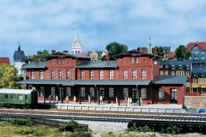 Dworzec kolejowy Neupreußen, skala H0, AUHAGEN 11380