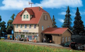 Dworzec kolejowy Eichenried, skala N, VOLLMER 47515