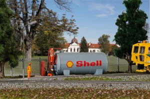 Kolejowa stacja paliw, skala H0, KIBRI 39430