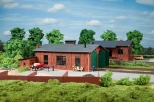 Parowozownia dwustanowiskowa, skala N, AUHAGEN 14470