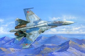 Samolot, Su-27 Flanker B, skala 1:48, HOBBY BOSS 81711