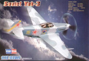 Soviet Yak-3, skala 1:72, HOBBY BOSS 80255