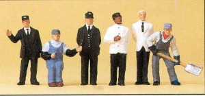 Pracownicy koleji, skala H0, PREISER 10452