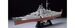 Okręt wojenny Bismarck + Eduard 53002, skala 1:350, TAMIYA 78013-53002