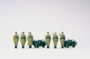 Oddział zmotoryzowany, skala H0, PREISER 16571