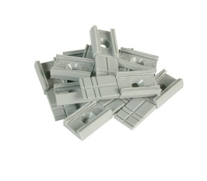 Mocowania masztów trakcji elektr.10 szt, skala H0, VIESSMANN 4179