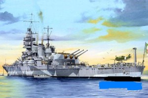 Italian Navy Battleship RN Roma, skala 1:350, TRUMPETER 05318
