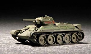 T-34/76 Model 1942 , skala 1:72, TRUMPETER 07206