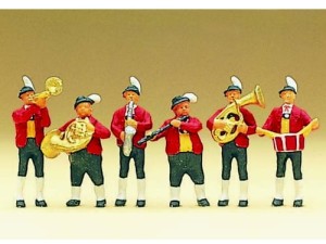 Tyrolska kapela taneczna, skala H0, PREISER 10207