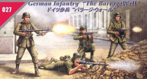 Figurki, German Infantry The Barrage Wall, skala 1:35, Tristar 027