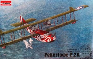 Samolot, Felixstowe F.2A, skala 1:72, Roden 019