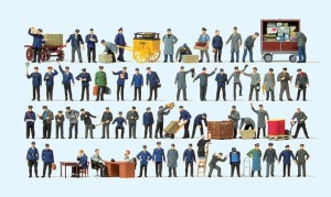 Zestaw figurek 60 szt, skala H0, PREISER 13004