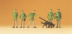 Policjanci, skala H0, PREISER 14008