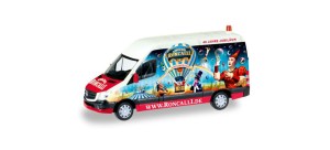 Mercedes-Benz Sprinter `13 Kasten Hochdach "Circus Roncalli", skala H0, HERPA 092784