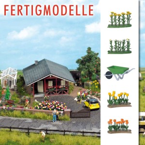 Zestaw tulipanów i margaretek, skala H0, BUSCH 1231