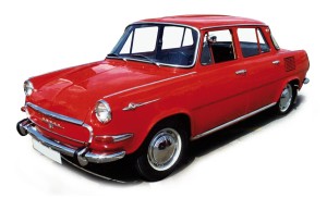 Skoda 1000 MB, skala H0, HERPA 024716