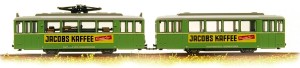 Tramwaj DÜWAG "Jacobs Kaffee", skala N, KATO/Lemke K14635