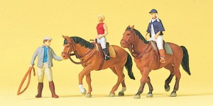 W stadninie koni, skala H0, PREISER 10502