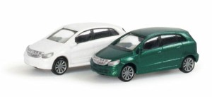 Zestaw 2-samochodów MB B-klasa, skala N, HERPA 065283